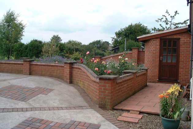 Garden Entrance Walling 1