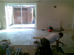 Lounge Floor Underway